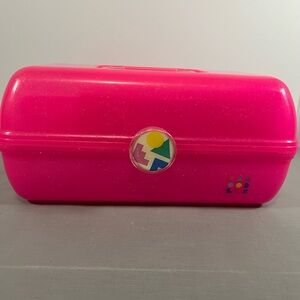 Caboodles Cosmetic Storage On-The-Go Girl Sparkle Retro Box - Pink/ Purple